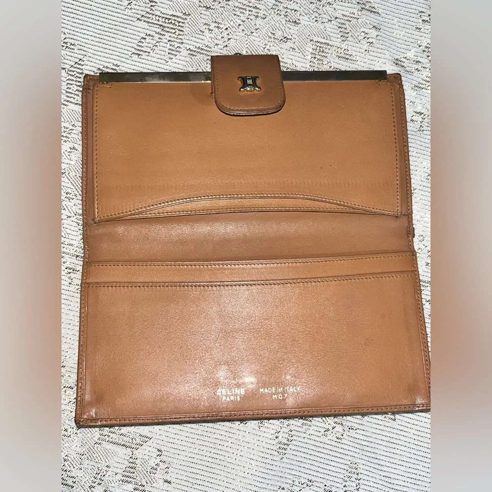 Vintage Celine Macadam Leather Crossbody Purse & Wallet Set - Picture 11 of 17